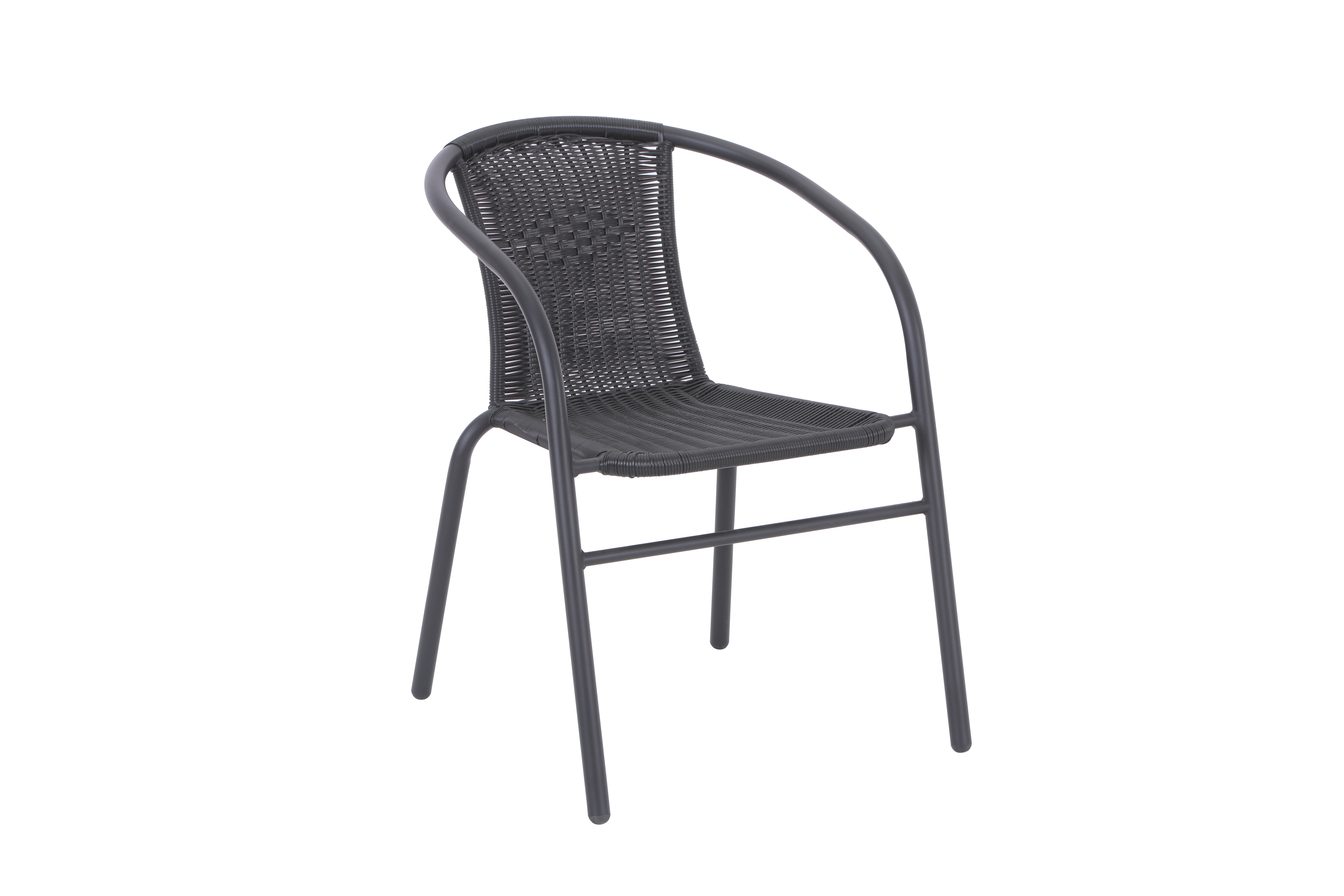 Polyrattan-stol Mardin Brown